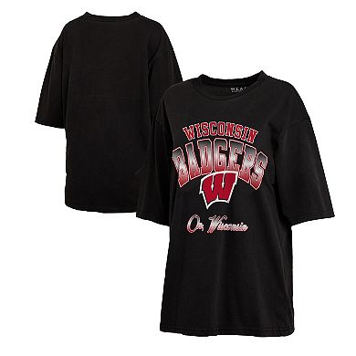 Women's Wisconsin Badgers Washed Vintage Tee
