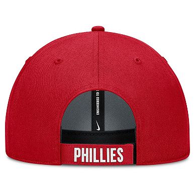 Men's Nike White/Red Philadelphia Phillies Club Performance Adjustable Hat