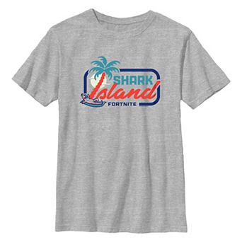 Boys 8-20 Fortnite Shark Island Graphic Tee