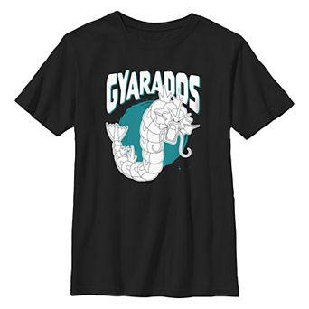 Boys 8-20 Pokemon Gyarados Simple Art Graphic Tee