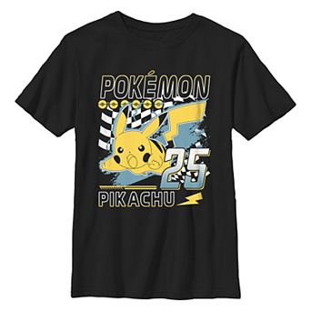 Boys 8-20 Pokemon Pikachu 25 Graphic Tee