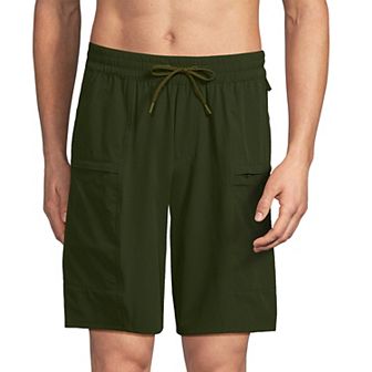 Big & Tall Lands' End 9" Packable Cargo Swim Bottoms