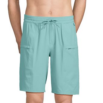 Big & Tall Lands' End 9" Packable Cargo Swim Bottoms
