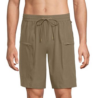 Big & Tall Lands' End 9" Packable Cargo Swim Bottoms