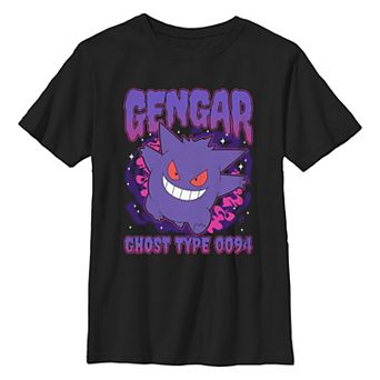 Boys 8-20 Pokemon Gengar Ghost Type Graphic Tee