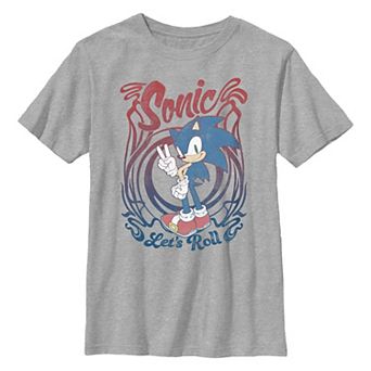 Boys 8-20 Sonic the Hedgehog Let's Roll Graphic Tee