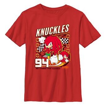 Boys 8-20 Sonic the Hedgehog Knuckles Graphic Tee