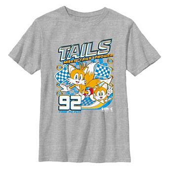 Boys 8-20 Sonic the Hedgehog Tails Time To Fly Graphic Tee