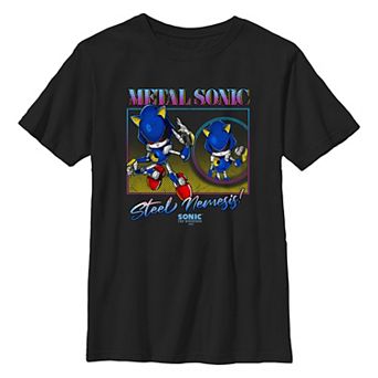 Boys 8-20 Sonic the Hedgehog Metal Sonic Steel Nemesis Graphic Tee