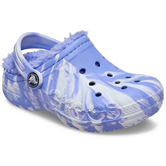 Crocs Baya Lined Toddler & Little Kids Slip-On Clogs