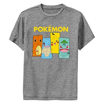 Boys 8-20 Pokemon Character Portrait Stack Graphic Performance Graphic Tee
