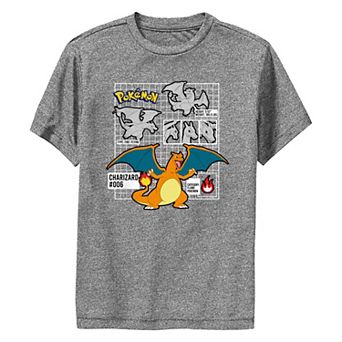 Boys 8-20 Pokemon Charizard Poster Performance Graphic Tee