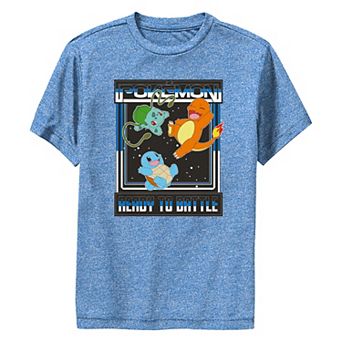 Boys 8-20 Pokemon Ready To Battle Performance Graphic Tee