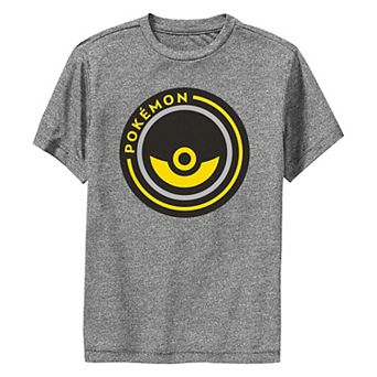Boys 8-20 Pokemon Pokeball Badge Performance Graphic Tee