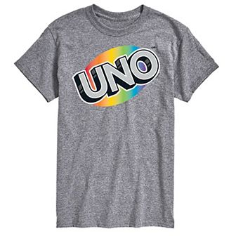Big & Tall UNO Rainbow Logo Graphic Tee
