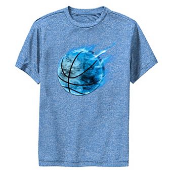 Boys 6-20 Basketball On Fire Performance Graphic Tee