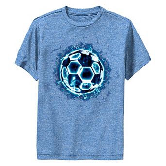 Boys 8-20 Glowing Soccer Ball Performance Graphic Tee