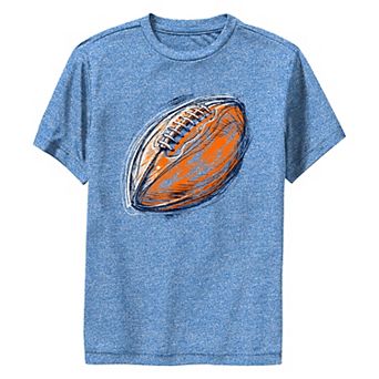 Boys 6-20 Football Sketch Performance Graphic Tee