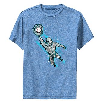 Boys 6-20 Baseball Super Catch Performance Graphic Tee