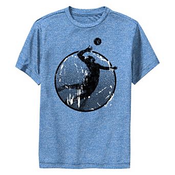 Boys 6-20 Volleyball Spike Performance Graphic Tee