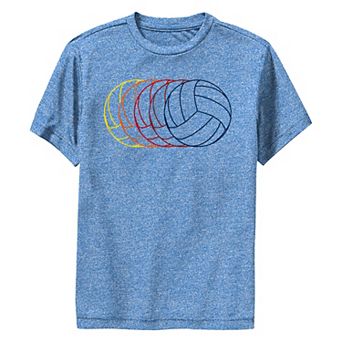 Boys 6-20 Color Volleyballs Performance Graphic Tee