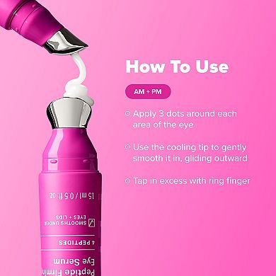 Pro-Collagen Peptide Firming Eye Gel Serum to Depuff & Lift