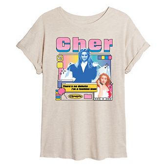 Juniors' Clueless Fashion Icon Oversized Tee
