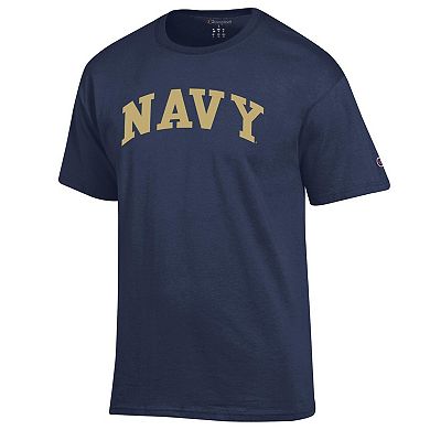 Men's Champion Navy Navy Midshipmen Basic Arch T-Shirt