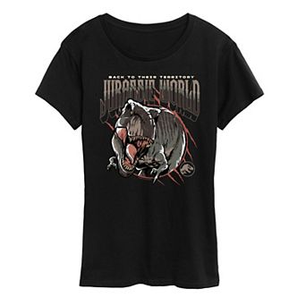 Women's Jurassic World Rebirth Back To Their Territory Graphic Tee