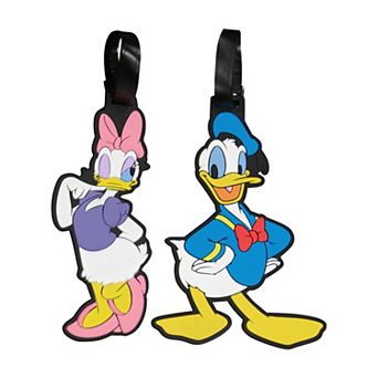ful 2 pc Luggage Tag Set Disney's Classic Donald & Daisy Duck