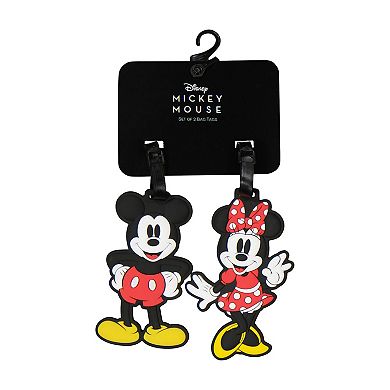 ful Disney's Mickey & Minnie Mouse 2-pc. Luggage Tag Set