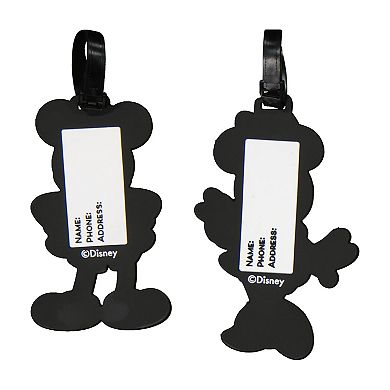 ful Disney's Mickey & Minnie Mouse 2-pc. Luggage Tag Set