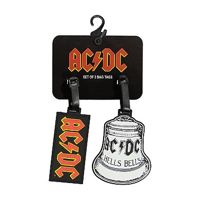 ful 2-pc. Hells Bells & AC/DC Logo Luggage Tag Set