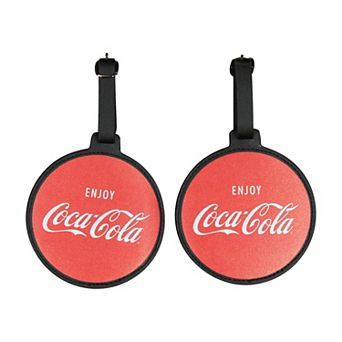 ful ful Coca-Cola Circle 2 pc Luggage Tag Set