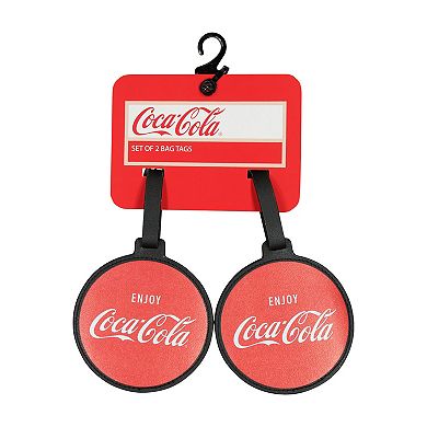 ful ful Coca-Cola Circle 2-Piece Luggage Tag Set