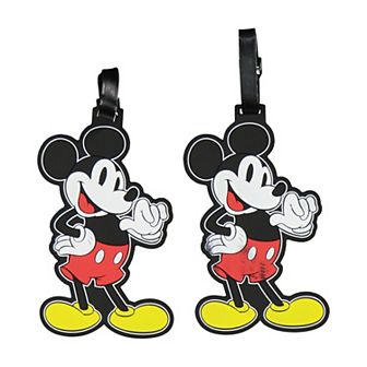 ful Disney's Mickey Mouse 2 pc Luggage Tag Set