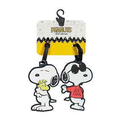 ful Peanuts Snoopy 2-pc. Luggage Tag Set