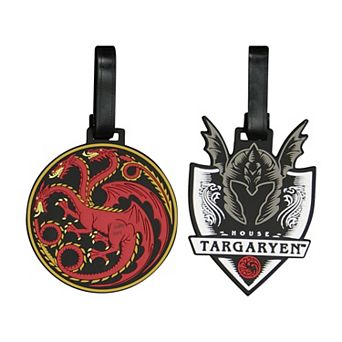 ful House of the Dragon 2 pc Luggage Tag Set