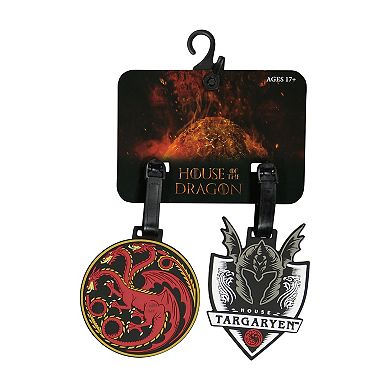 ful House of the Dragon 2-pc. Luggage Tag Set