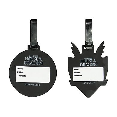 ful House of the Dragon 2-pc. Luggage Tag Set