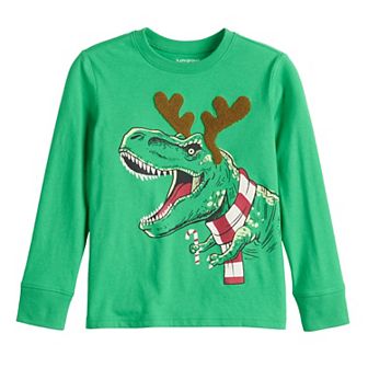 Boys 4-12 Jumping Beans® Long Sleeve Christmas Graphic Tee