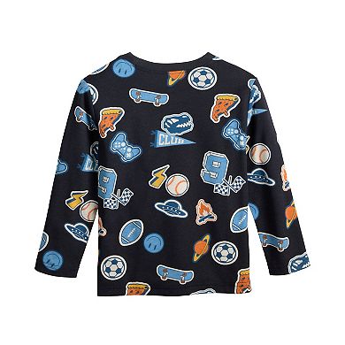 Baby & Toddler Jumping Beans® Printed Long Sleeve Graphic Tee
