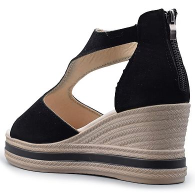Henry Ferrera Comfort-8 Women's Cushioned Slip-On Sandals