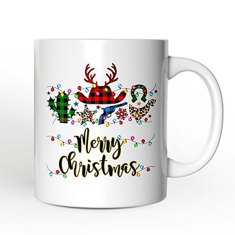 Buffalo Plaid Gunslinger Western Cowboy Mug Style Christmas