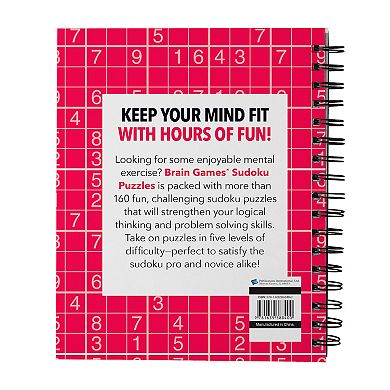 Brain Games Sudoku Puzzles Activity Book