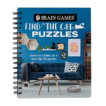 Find The Cat Puzzles Activity Book