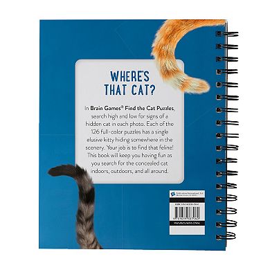 Find The Cat Puzzles Activity Book