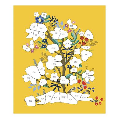 Sticker By Number™ Blooms Activity Book