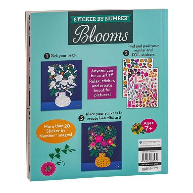 Sticker By Number™ Blooms Activity Book