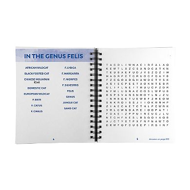 Cats Word Search Activity Book
